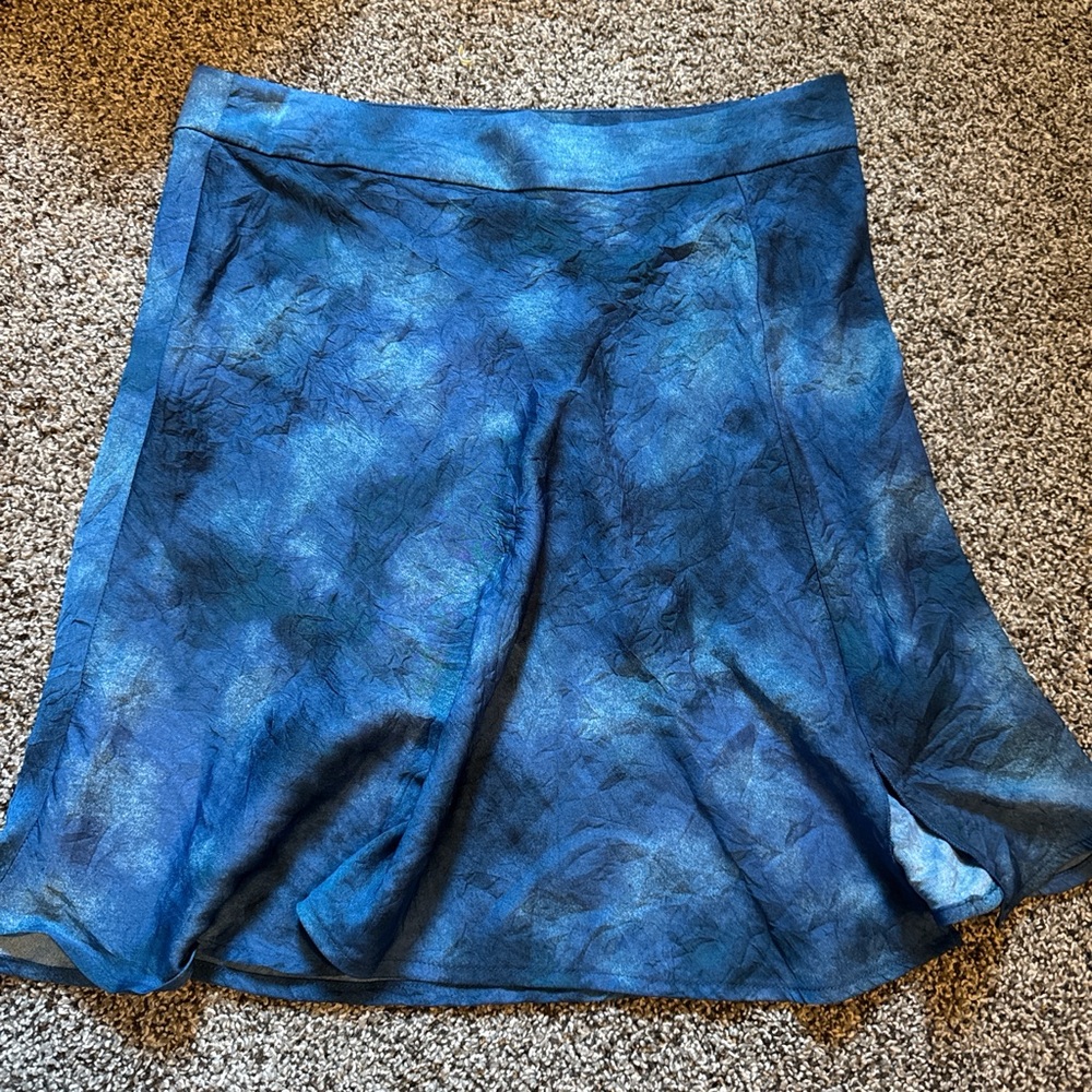 Free People Blue A-Line Skirt
